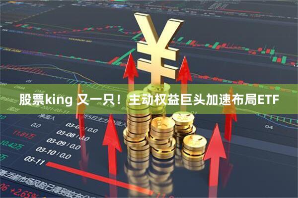 股票king 又一只！主动权益巨头加速布局ETF