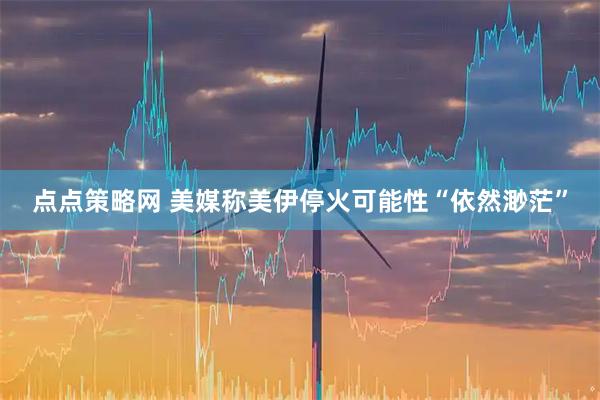 点点策略网 美媒称美伊停火可能性“依然渺茫”