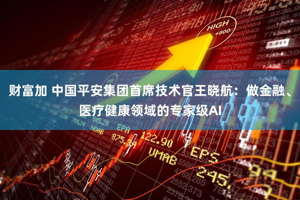 财富加 中国平安集团首席技术官王晓航:做金融、医疗健康领域的专家级AI