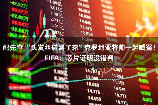 配先查 “头发丝碰到了球”克罗地亚将帅一起喊冤！FIFA：芯片证明没错判